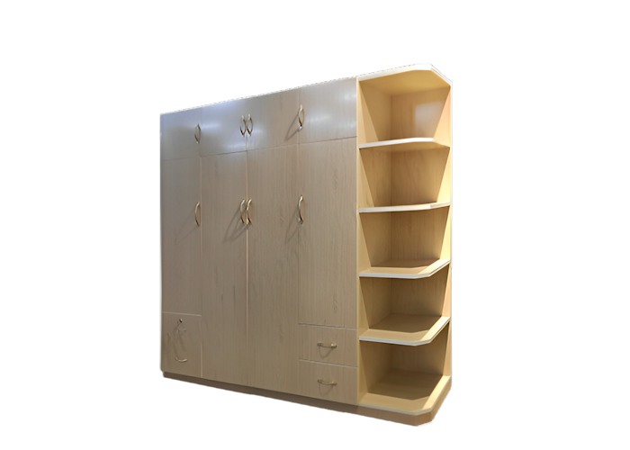 Tủ 4 cánh + kệ - Ecoplast